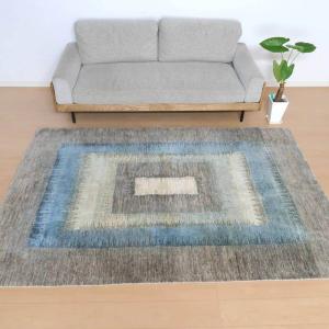 プレミアムギャッベ／ホシナマイ（カシュクリ） 237×162cm イラン産 手織り ウール ラグ リビング ダイニング 大判（HL-10853）