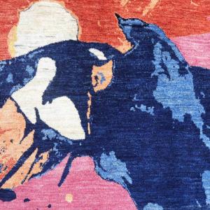 プレミアムギャッベ/ホシナマイ(ルリバフ) 2...の詳細画像5