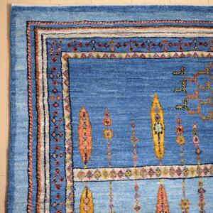 ギャッベ/カシュクリ 200×150cm イラ...の詳細画像4