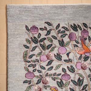 ギャッベ/ルリバフ 201×144cm イラン...の詳細画像4