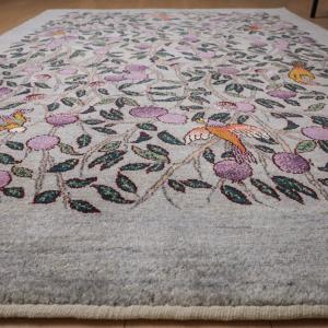 ギャッベ/ルリバフ 201×144cm イラン...の詳細画像5