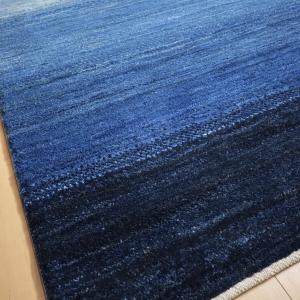 ギャッベ/ルリバフ 207×206cm イラン...の詳細画像4