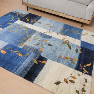 ギャッベ/ルリバフ 236×175cm イラン...の詳細画像3