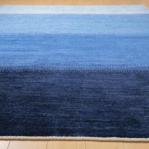 ギャッベ/ルリバフ 206×202cm イラン...の詳細画像5