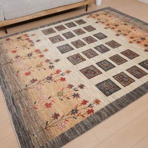 ギャッベ/ルリバフ 249×200cm イラン...の詳細画像2