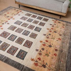 ギャッベ/ルリバフ 249×200cm イラン...の詳細画像3