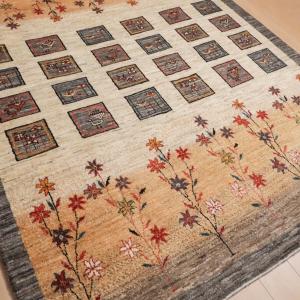 ギャッベ/ルリバフ 249×200cm イラン...の詳細画像4