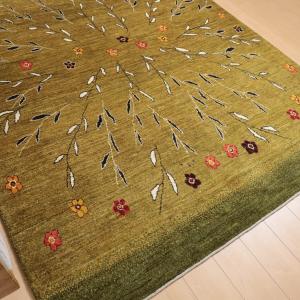 ギャッベ/ルリバフ 249×200cm イラン...の詳細画像4