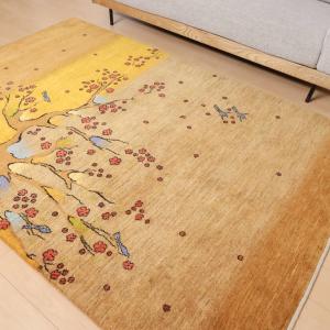 ギャッベ/ルリバフ 240×160cm イラン...の詳細画像3