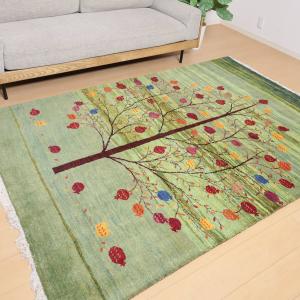 ギャッベ/ルリバフ 236×164cm イラン...の詳細画像2