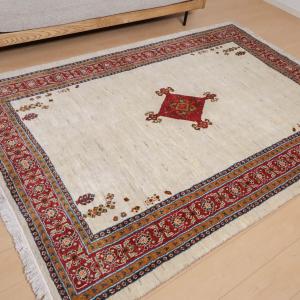 ギャッベ/ルリバフ 235×168cm イラン...の詳細画像2