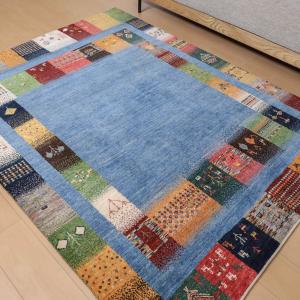 ギャッベ/カシュクリ 200×154cm イラ...の詳細画像3