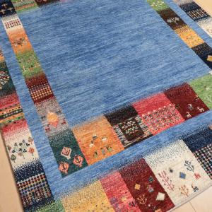 ギャッベ/カシュクリ 200×154cm イラ...の詳細画像4