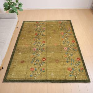 ギャッベ/アマレ 240×179cm イラン産...の詳細画像1