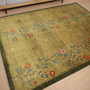 ギャッベ/アマレ 240×179cm イラン産...の詳細画像2