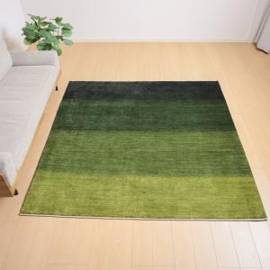 ギャッベ/シェカルー 205×199cm イラ...の詳細画像1