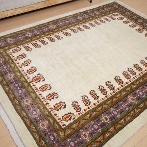 ギャッベ/ルリバフ 235×177cm イラン...の詳細画像2