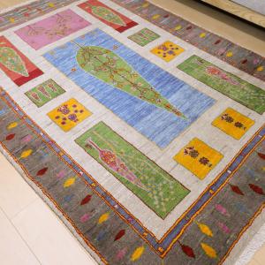 ギャッベ/ルリバフ 241×171cm イラン...の詳細画像3