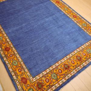 ギャッベ/ルリバフ 243×172cm イラン...の詳細画像4