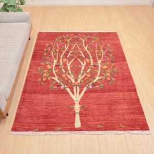 ギャッベ/ルリバフ 208×160cm イラン...の詳細画像1