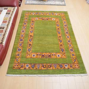 ギャッベ/ルリバフ 234×166cm イラン...の詳細画像1