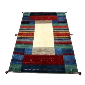 プレミアムギャッベ／ホシナマイ（カシュクリ） 236×157cm イラン産 手織り ウール ラグ リビング ダイニング 大判（HL-2）