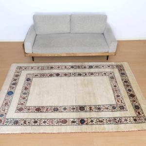 プレミアムギャッベ／ホシナマイ（ルリバフ) 248×158cm イラン産 手織り ウール ラグ リビング ダイニング 大判（HL-48766）