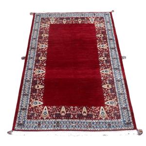 プレミアムギャッベ／ホシナマイ（ルリバフ) 241×159cm イラン産 手織り ウール ラグ リビング ダイニング 大判（HL-50248）