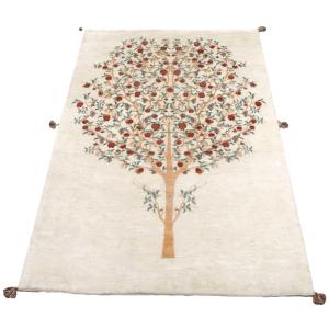 プレミアムギャッベ／ホシナマイ（ルリバフ） 257×170cm イラン産 手織り ウール ラグ リビング ダイニング 大判 （HX-50528）