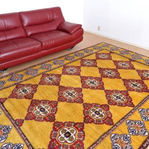 最高級イラン産ギャッベ(ルリバフ) 320×2...の詳細画像1