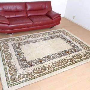 最高級イラン産ギャッベ（ルリバフ） 250×167cm 手織り ウール ラグ リビング ダイニング 大判 （HX-69789）