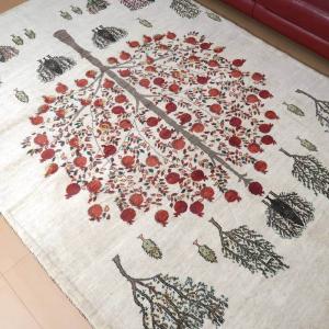 最高級イラン産ギャッベ(ルリバフ) 299×2...の詳細画像2