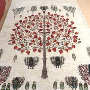 最高級イラン産ギャッベ(ルリバフ) 299×2...の詳細画像3
