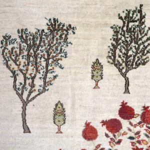最高級イラン産ギャッベ(ルリバフ) 299×2...の詳細画像5