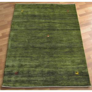ギャッベ イラン製 ゾランヴァリ／アマレ 198×148cm 手織り ウール ラグ リビング ダイニング ラグマット（ZL-1478）