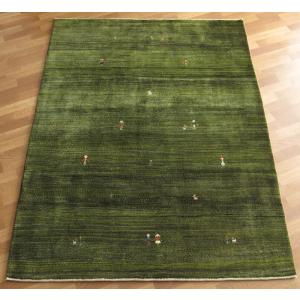 ギャッベ／カシュクリ 201×153cm イラン産 手織り リビング ウール