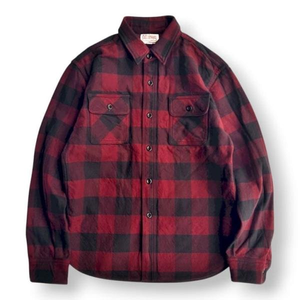 DELUXEWARE（デラックスウエア）HV-00A[50s BUFFALO CHECK] RED ...