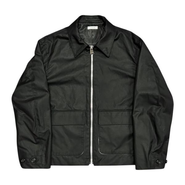 INTERIM (インテリム) UK OILED CLOTH SPORTS JACKET - Bla...