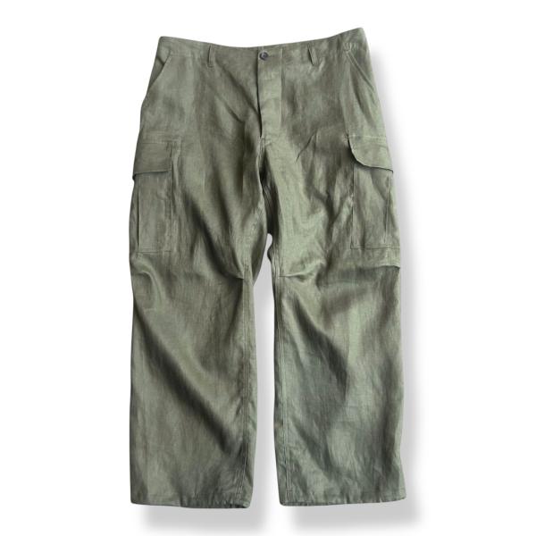 INTERIM（インテリム） SUITING LINEN JANGLE FATIGUE TROUSE...