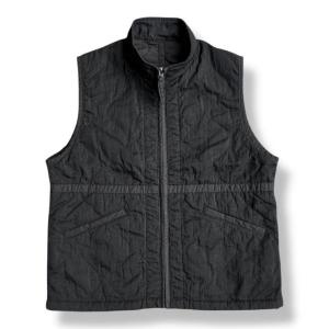 PORTER CLASSIC (ポータークラシック)SUPER NYLON MILITARY ZIP UP VEST Black [PC-015-3620] スーパーナイロンミリタリージップアップベスト ブラック 送料無料