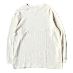 PORTER CLASSIC（ポータークラシック） H/W THERMAL CREWNECK BLUE