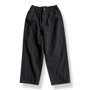 PORTER CLASSIC ( ポータークラシック ) POPLIN EASY PANTS BLACK [PC-035-3942] ポプリンイージーパンツ ブラック 全国送料無料