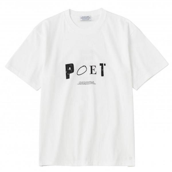 POET MEETS DUBWISE (ポエットミーツダブワイズ) POET T-shirt WHI...