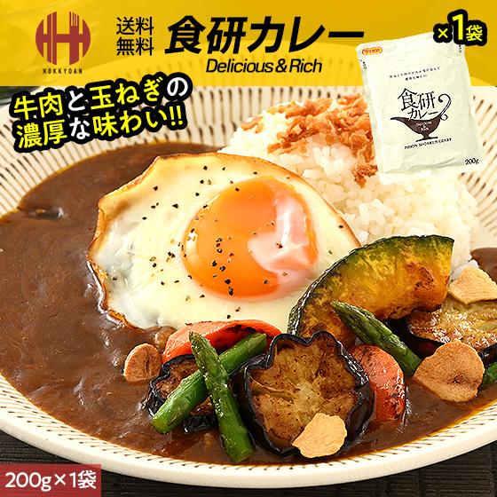 日本食研カレー 200g×1袋 中辛口 日本食研 カレー ビーフカレー レトルト レトルトカレー