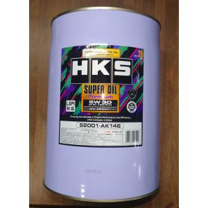 【HKS】スーパーオイルプレミアム（API/SP 規格品 LSPI対応) 100%シンスティック 5W30 20L缶｜o-topa-tuefekuto