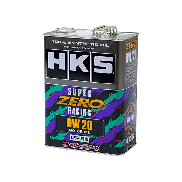 【HKS】スーパーゼロレーシング 0W20 4L缶 (LSPI対応)