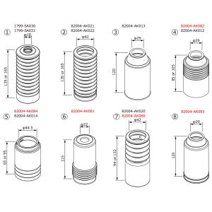 HKS（エッチケーエス） 【HKS】R-Straight Spring 6K-170mm IDφ65