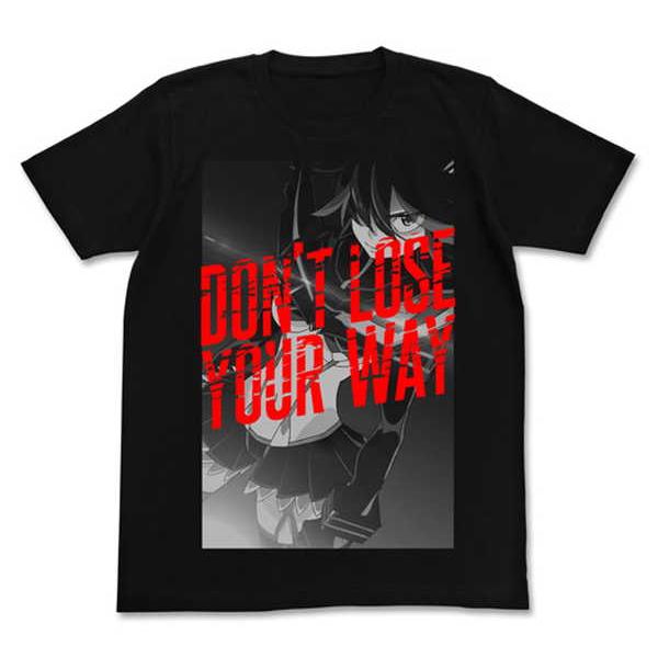 キルラキル Tシャツ Don’t lose your way BLACK-S【予約 再販 7月中旬 ...