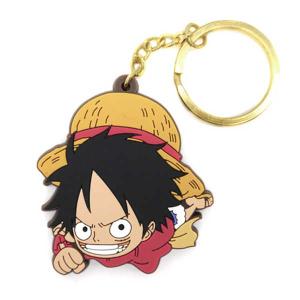 ONE PIECE つままれキーホルダー ルフィ