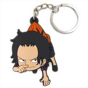 ONE PIECE つままれキーホルダー エース